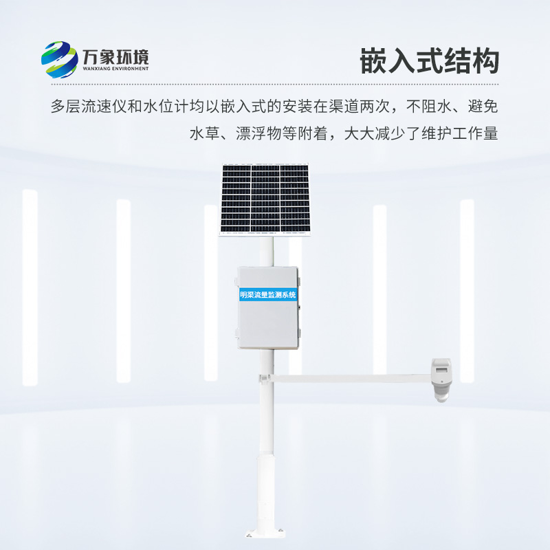 時差法明渠流量監(jiān)測系統采用聲學時差法流速儀測流